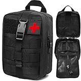 GAOHUI Erste Hilfe Set Outdoor Molle Tasche, 800D Militär Kompakt Taktische...