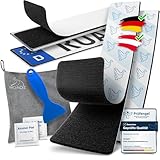 ROADZ® Kennzeichenhalter Klett - BOMBENFESTER Halt - Kennzeichenhalter...