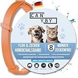 CANYBY Zeckenhalsband für Hunde – Natürlicher Zecken- & Flohschutz,...