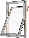 Velux Gruppe RoofLite+ Dachfenster Holz SLIM und Eindeckrahmen (55 x 78)
