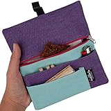 Tabaktasche für 30-50g 'Vulcano' - Wasserabweisender Tabakbeutel für Drehtabak...