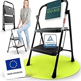 uandu Stufenleiter klein – Haushaltsleiter für Zuhause, Küche & Garten |...