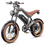 Cyseekin E Bike Herren mit 48V 18.2AH Akku bis 161KM, Vollfederung...