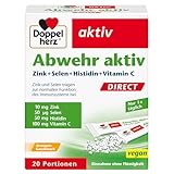 Doppelherz Abwehr aktiv DIRECT - mit Zink, Selen & Vitamin C zur Unterstützung...