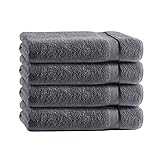 Class Home Collection Frottee Handtücher 50x100 cm 4er Pack 100% Baumwolle...