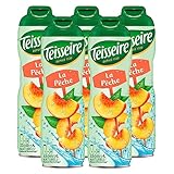 Teisseire Getränke-Sirup Peach/Pfirsich 600ml - Sirup der genauso schmeckt wie...
