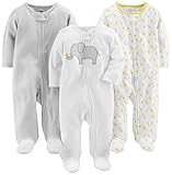 Simple Joys by Carter's Unisex Baby 3-Pack Neutral Sleep and Play...