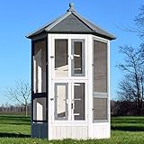 zooprinz Premium XXL Vogelvoliere mit Sitzstange – aus hochwer-tigem Vollholz...