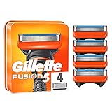 Gillette Fusion 5 Rasierklingen, 4 Ersatzklingen für Nassrasierer Herren mit...