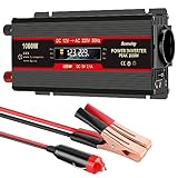 Seamuing 2000W Wechselrichter DC 12V auf AC 230V Spannungswandler 1 AC Steckdose...