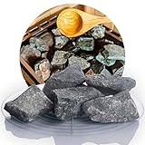 Schicker Mineral Deutsche Saunasteine 20 kg, hochwertige Diabas Aufgusssteine,...