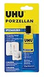 UHU 110932 Spezialkleber, Porzellan, Tube mit 30 g, Weiß