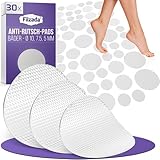 Filzada® 30x Anti Rutsch Badewanne - Set Ø 5-10 cm Rund Transparent - Anti...