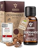 Heldengrün© BIO Zedernholzöl [100% NATURREIN] - Zedernöl Bio aus...