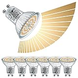 EACLL GU10 LED Warmweiß 6W Stufenlos Dimmbar Leuchtmittel, 6er-Pack, 585 Lumen...