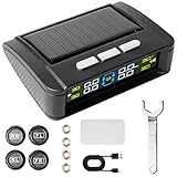 Reifendruckkontrollsystem, Solar/Type-C Ladung Großer Bildschirm...