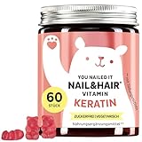Keratin-Gummibärchen –You Nailed It - für Haare & Nägel – mit Vitamin C,...
