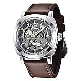 BENYAR - Uhren Herren Uhr Automatik Mechanische Armbanduhr | Lederband | Goldene...