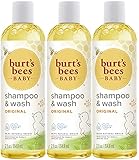 Burt's Bees Burt's Bees Baby Bee Shampoo & Wash, 12 Fluid Ounces, 3er-Pack...