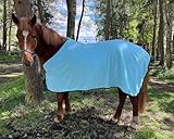 Brama-West Abschwitzdecke Pferd Pferdedecke - Basic Fleecedecke - Atmungsaktiv -...