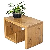 levandeo Couchtisch Gustav Wildeiche Eiche B x H x T: 59x37x36cm Holz...