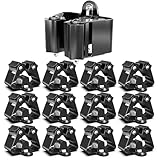 3-H 12 Stück Gerätehalter Set, Besenhalterung Wand Gartengerätehalter...
