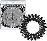 invisibobble Original Haargummi True Black I 3x Spirale Haargummis schwarz für...