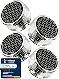 4 Stk Wasserhahn Aufsatz Strahlregler M24 Wasserfluss 5l/min - High Tech Anti...