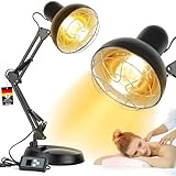 Rkdely Upgrade Rotlichtlampe Wärmelampe 150 watt, Gelbes Infrarotlichtlampe -...