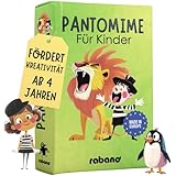 Rabano Art Pantomime für Kinder I Lernspiel & Geschenk für Mädchen und Junge...