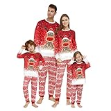Weihnachts Familie Pyjama Set, Passendes Weihnachten Schlafanzug Paar Set,...
