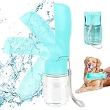 VFANDV Tragbare Haustier Trinkflasche, Trinkflasche Hunde, Hundewasserflasche,...