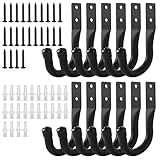 ShiFaKa 12 Stück Wandhaken Garagenhaken, Leiterhaken Wandhaken Schwerlast,...