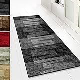 Floordirekt Läufer Teppich Brücke Teppichläufer Veneto (Anthrazit, 67 x 150...