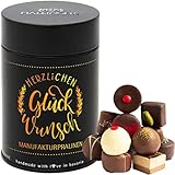 Hallingers Herzlichen Glückwunsch - Manufaktur Pralinen Geschenk handmade ohne...
