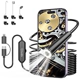 Endoskopkamera mit Licht, Ferdiiz 1920P HD Inspektionskamera mit 8 LED,...