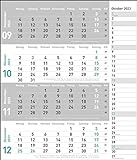 4-Monatsplaner 2023 türkis - times&more - 4-Monatskalender - Wandplaner mit...
