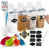 Soz® 2,5L Vorratsdosen 4er Set mit Deckel – BPA-frei, luftdicht,...