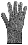 Microplane Schutzhandschuh Universalgröße Schnittfester Handschuh Grau 1...