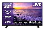 JVC Fernseher 32 Zoll Fire TV Full HD Smart TV HDR Fernseher mit Alexa...