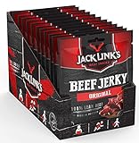 Jack Link's Beef Jerky Original - 12er Pack (12 x 70g) - Hochwertiger...