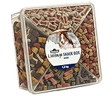 Dehner Lieblinge Hundesnack, Hundeleckerli zuckerfrei, Snackbox Jumbo, für...
