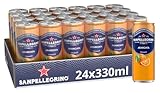 San Pellegrino Aranciata Orangen-Limonade mit 16% Orangensaft (aus Konzentrat),...