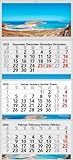 XXL 3 Monatskalender 2026 Balos Beach mit 3/4 Monate Motiv Kalender Foto Strand...