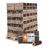 HEIZFUXX Holzbriketts Pinikay Hartholz Octagon 10kg x 96 Gebinde 960kg / 1...
