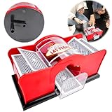 Pipihome Manuelles Kartenmischmaschine, Mischmaschine Karten für 2 Decks mit...