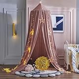 Surwin Moskitonetz Betthimmel Madchen Jungen Kinder Babybett, Rund Baldachin...