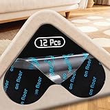 banpa Antirutschmatte für Teppich, 12 Stück Waschbare und Wiederverwendbare...