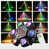 Littleboyny Moving Head Discolicht Partylicht, DMX 512 Effektstrahler,XJG06 LED...