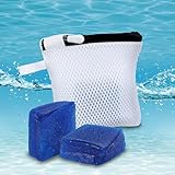 Paradies Pool Flockungsmittel für Pool Super Gel Block Trübungsentferner 2X 75...